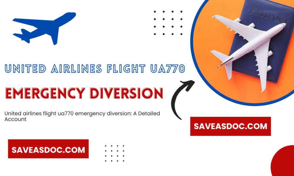 United airlines flight ua770 emergency diversion: A Detailed Account